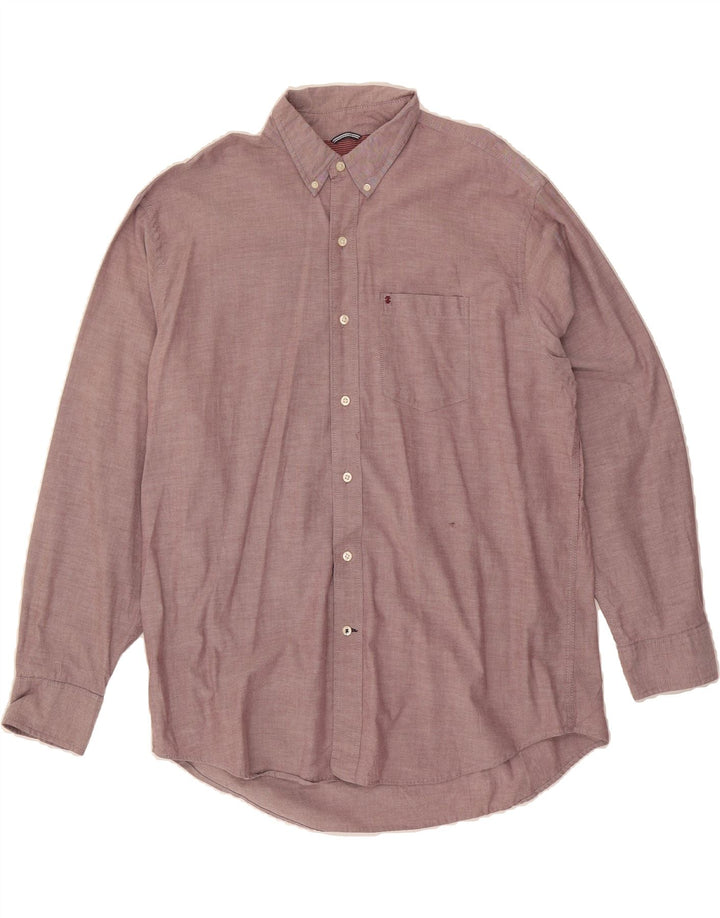 IZOD Mens Relaxed Classics Shirt XL Red Cotton Vintage Izod and Second-Hand Izod from Messina Hembry 