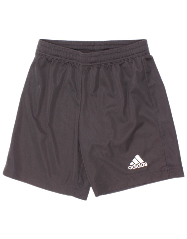 Adidas Jungen Aeroready Sportshorts 7–8 Jahre, schwarzes Polyester