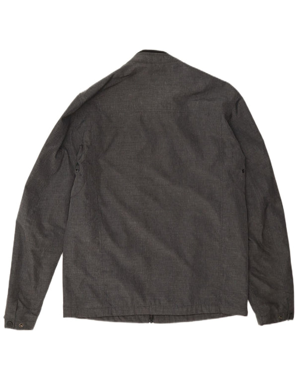 Ted Baker Mens Bomber Jacket Size 2 Small Grey Polyamide
