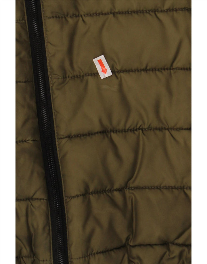 Męska ocieplana kurtka Ellesse UK 36, mała, khaki, poliester
