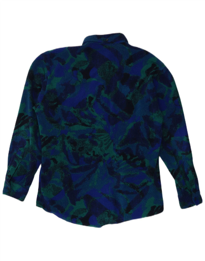 Cămașă Fila Bărbați Abstract Pattern Fleece IT 46 Small Blue