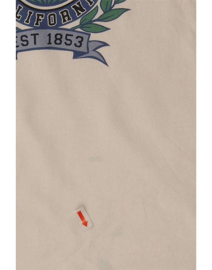 Levi's Mens Graphic T-Shirt Top Large White Cotton