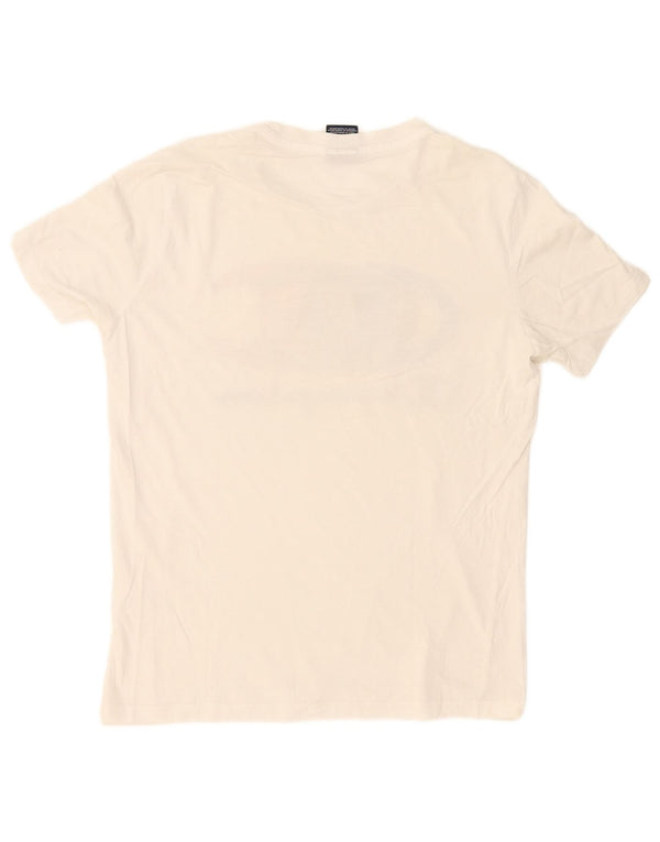 Champion Mens Graphic T-Shirt Top Small White