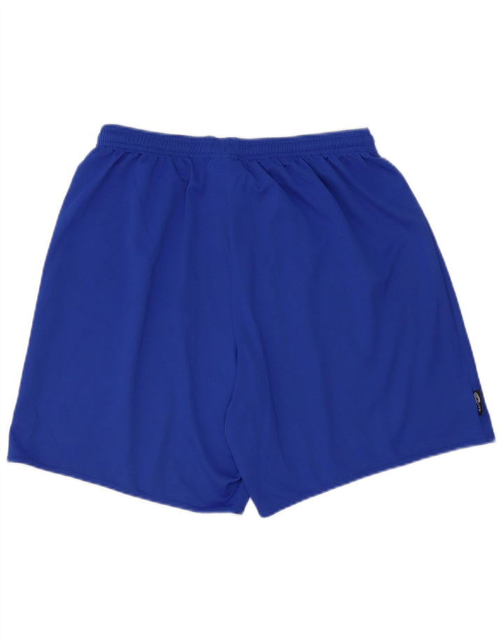 Pantaloncini sportivi ADIDAS Climalite da uomo, grandi, in poliestere blu