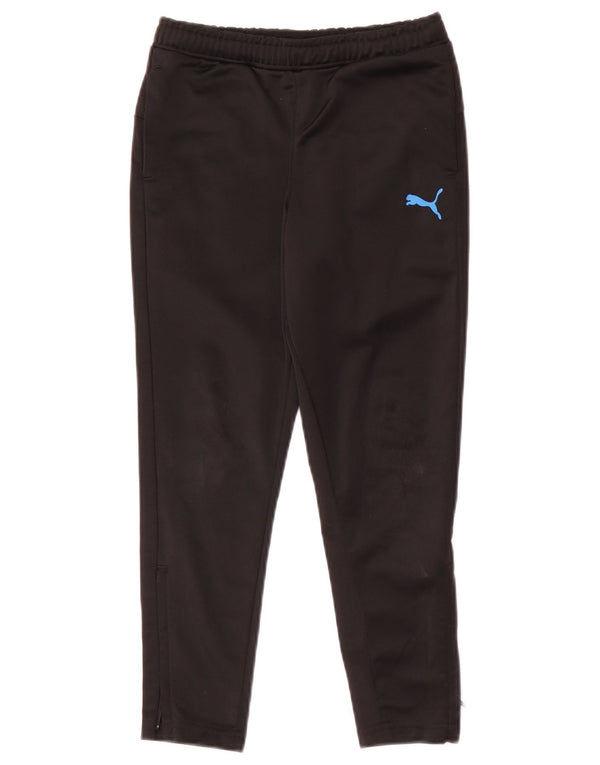 Pantaloni della tuta da ragazzo Puma 7-8 anni in poliestere nero