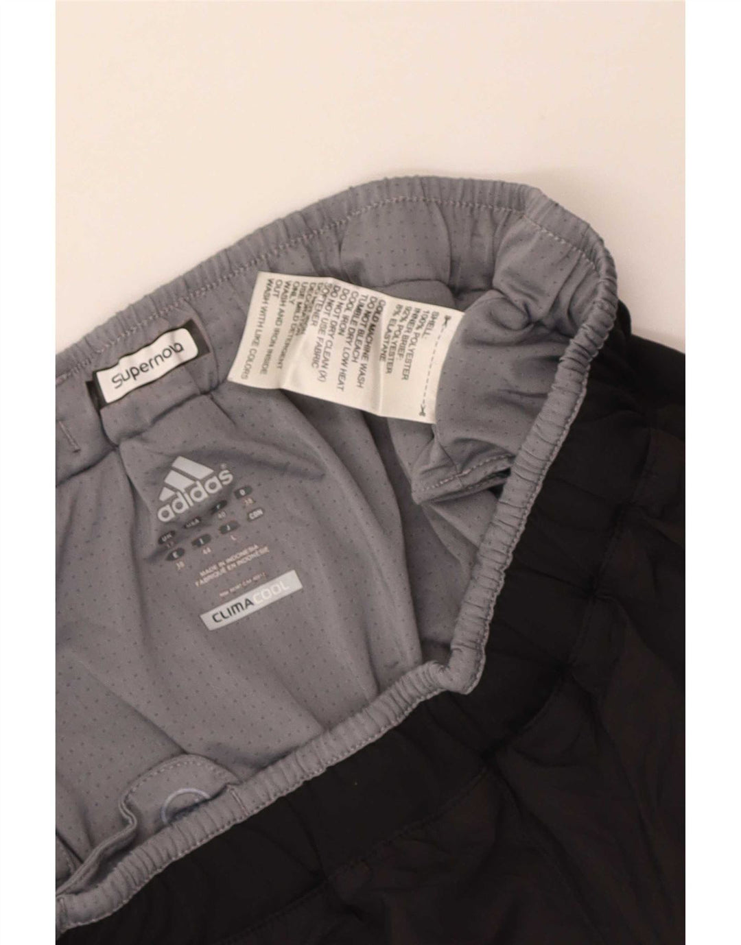 Adidas Womens Climacool Sports Shorts UK 12 Medium Black Polyester