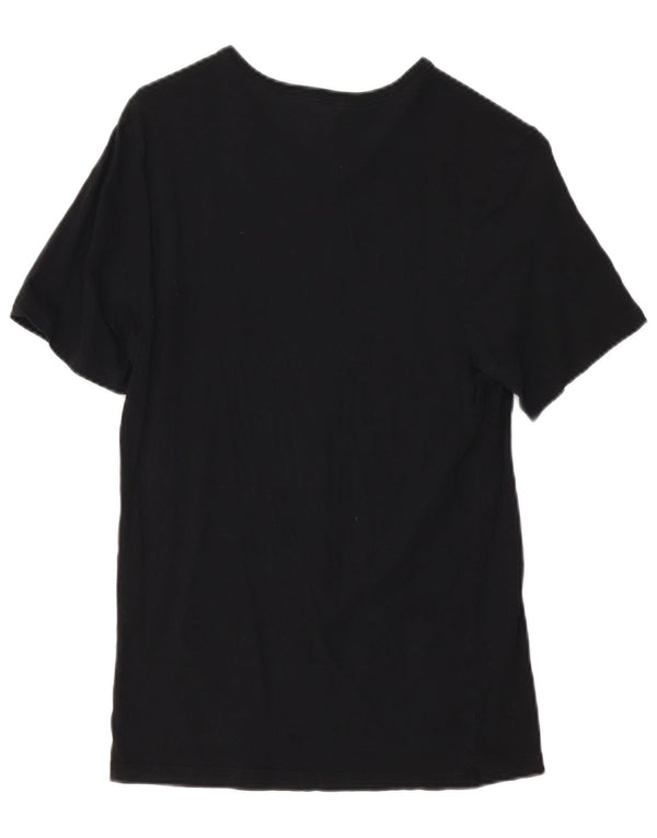 Hugo Boss Herren T-Shirt Top Small Schwarz Baumwolle