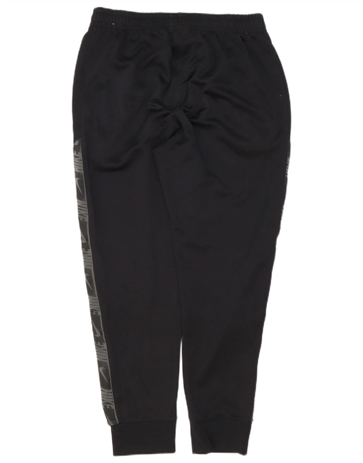 Nike Mens Graphic Tracksuit Trousers Joggers Medium Black Polyester