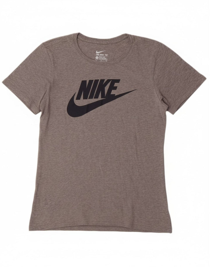 Nike Mens Graphic T-Shirt Top Small Grey Cotton