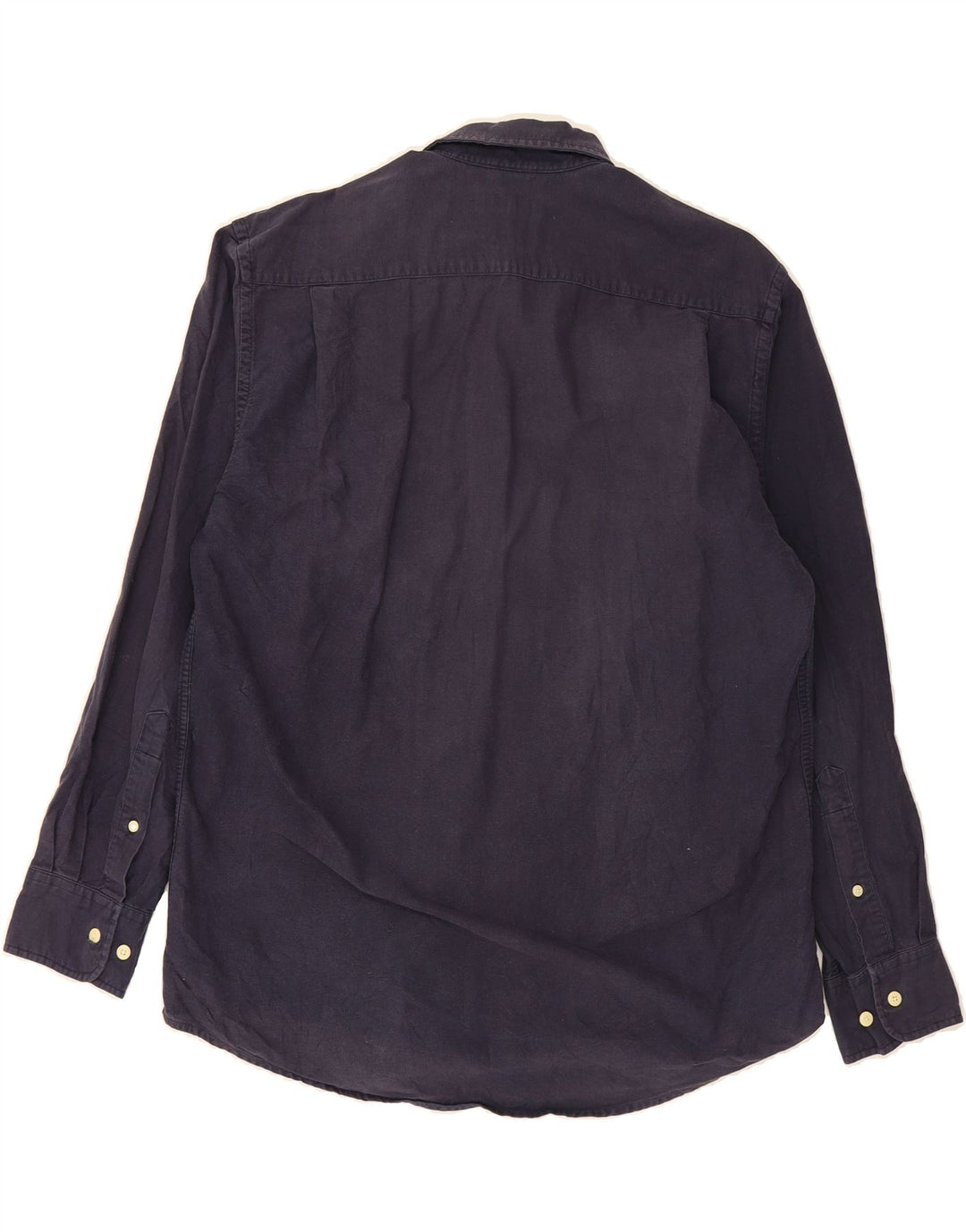 NAUTICA Mens Shirt Medium Navy Blue Cotton Vintage Nautica and Second-Hand Nautica from Messina Hembry 