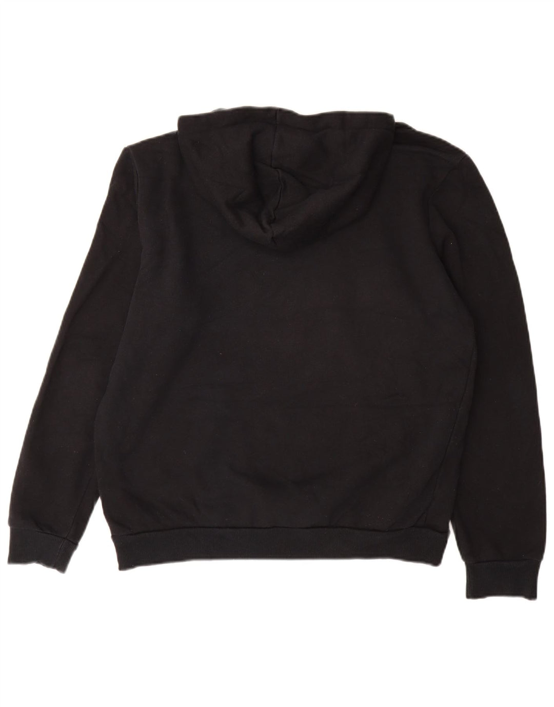PUMA Mens Graphic Hoodie Jumper Medium Black Cotton