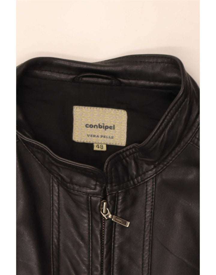 Conbipel Damen Lederjacke IT 48 XL Schwarz
