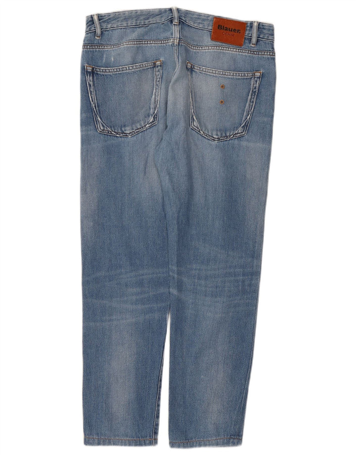 Blauer Mens Straight Jeans W32 L27 Blue