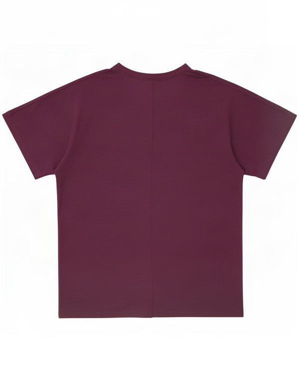 Tricou supradimensionat pentru femei Zara UK 20 2XL Violet