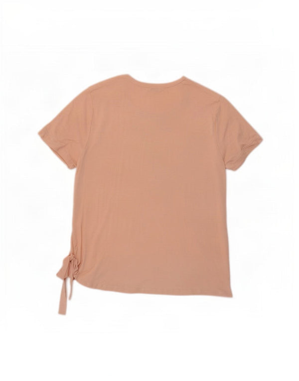 Benetton Γυναικείο T-Shirt Top UK 16 Large Pink