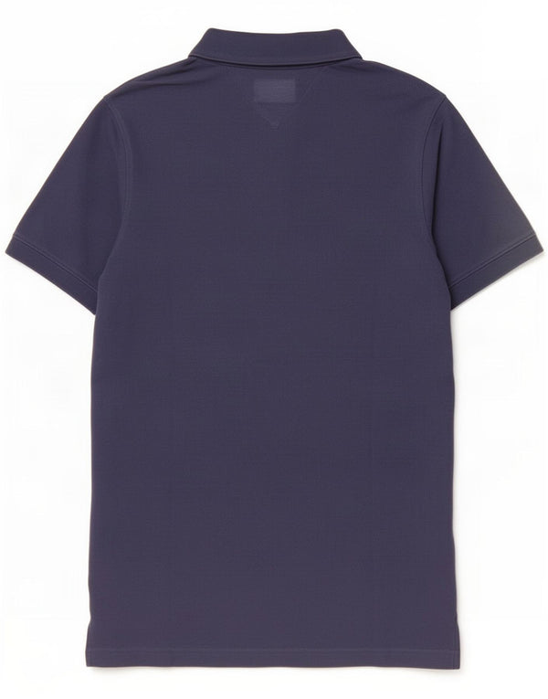 Tommy Hilfiger Mens Polo Shirt Medium Navy Blue Cotton