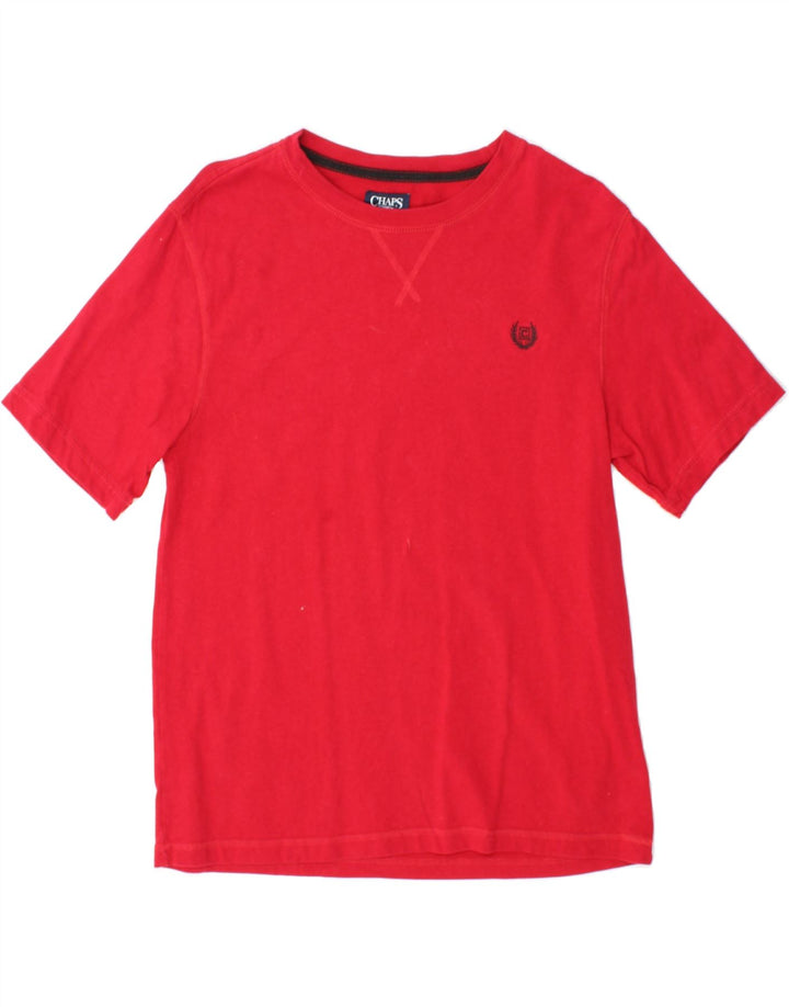 CHAPS Boys T-Shirt Top 14-15 Years Large  Red Cotton Vintage Chaps and Second-Hand Chaps from Messina Hembry 