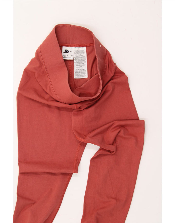 NIKE Womens Graphic Leggings UK 8 Small  Red Cotton Vintage Nike and Second-Hand Nike from Messina Hembry 
