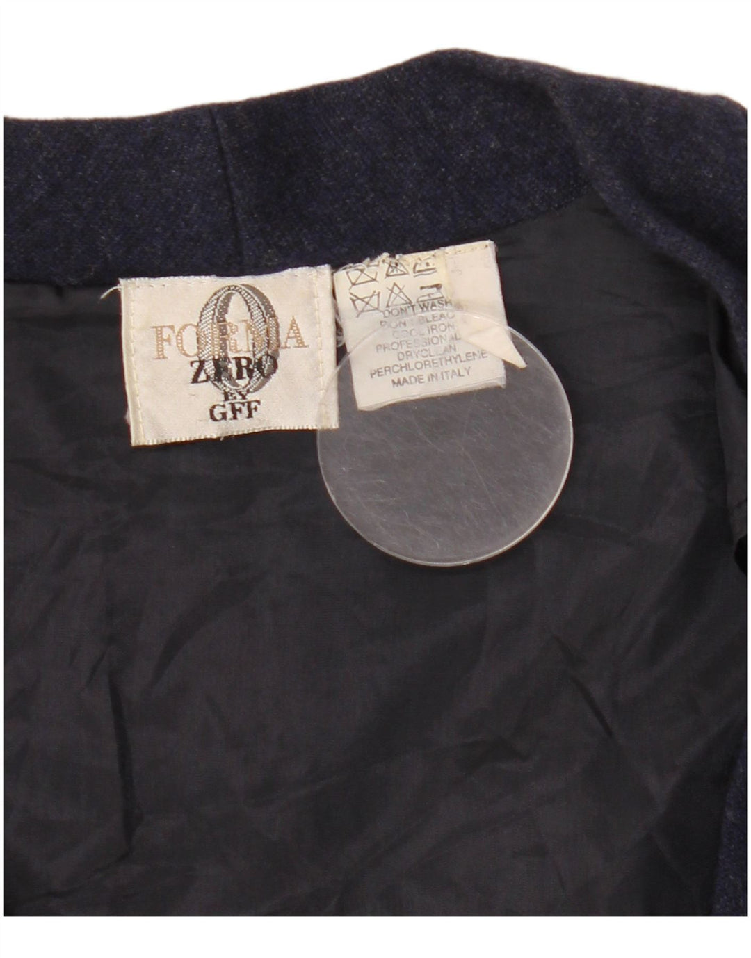 Gianfranco Ferre Womens Long Sleeve Shift Dress UK 14 Medium Navy Blue
