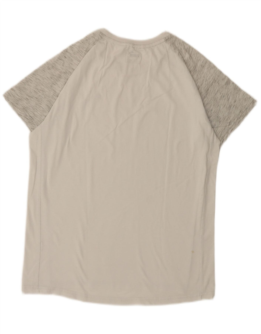 Puma Mens T-Shirt Top Medium White Flecked
