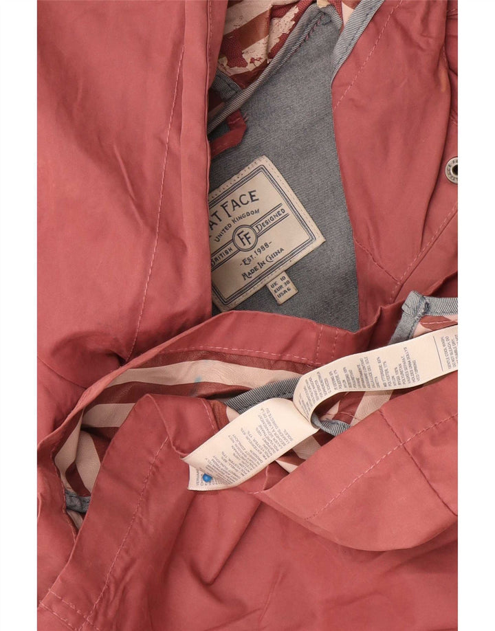 Γυναικείο μπουφάν Duffle με κουκούλα Fat Face UK 10 Small Pink Polyester