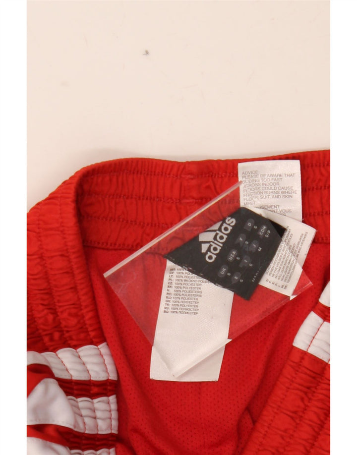 ADIDAS Mens Climalite Sport Shorts Small Red Polyester Vintage Adidas and Second-Hand Adidas from Messina Hembry 