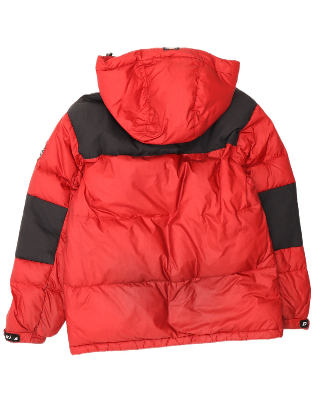 Dickies Giacca imbottita con cappuccio da uomo UK 38 Nylon color block rosso medio
