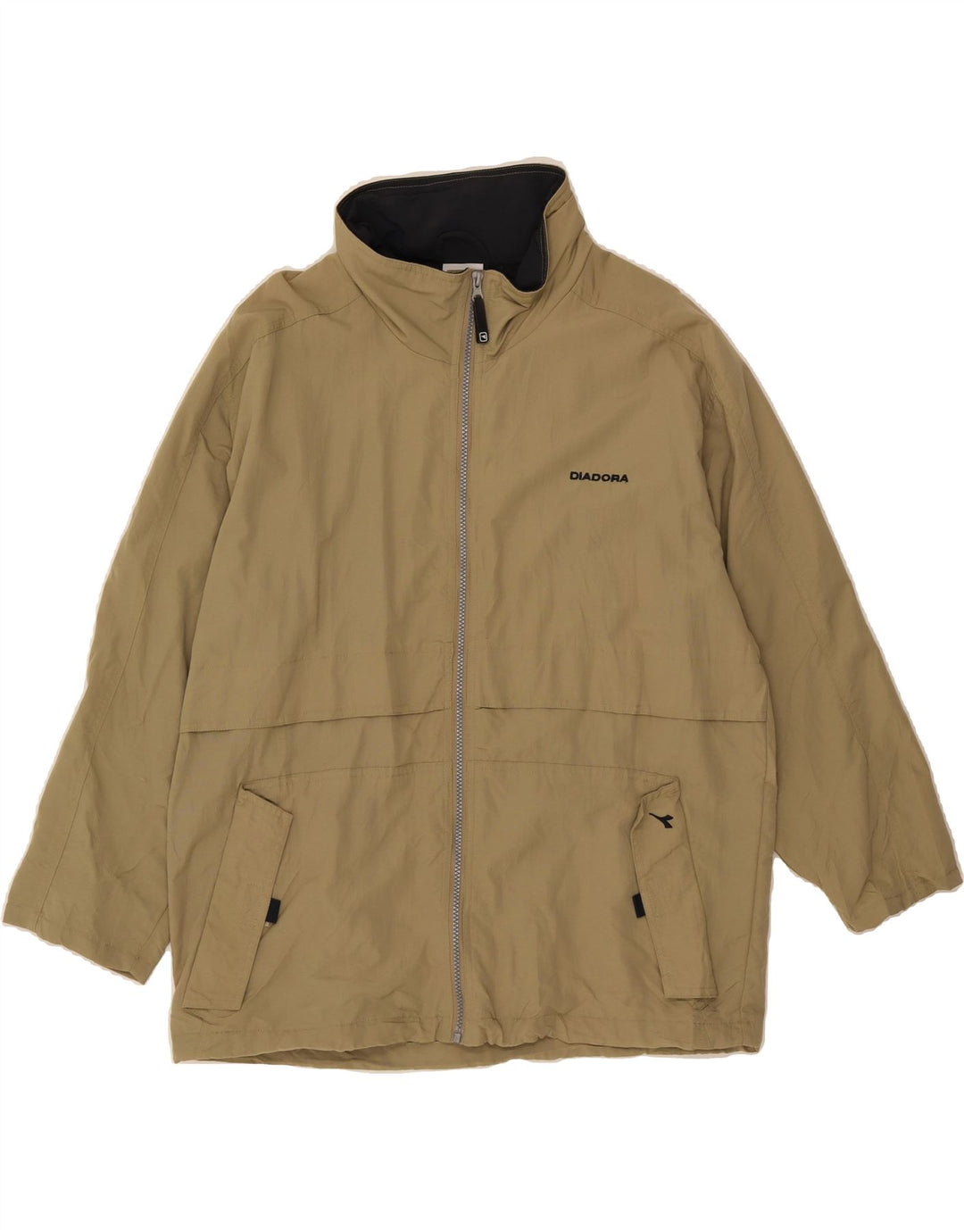 DIADORA Mens Utility Jacket UK 36 Small Beige Polyester Vintage Diadora and Second-Hand Diadora from Messina Hembry 