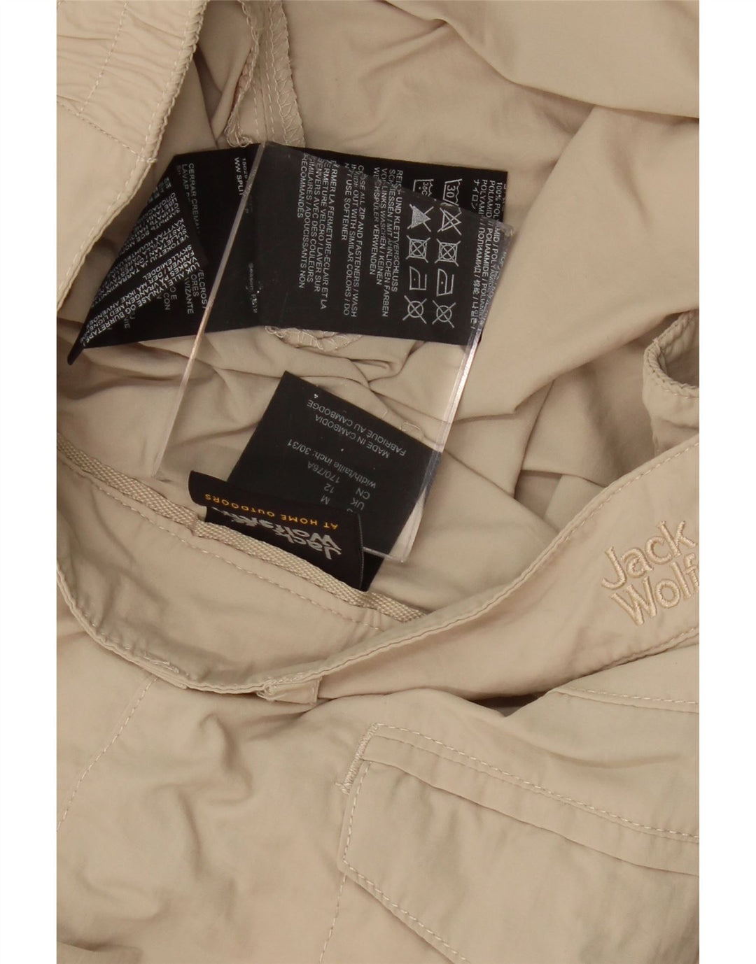 JACK WOLFSKIN Womens Mini Skirt UK 12 Medium W34  Beige Polyamide