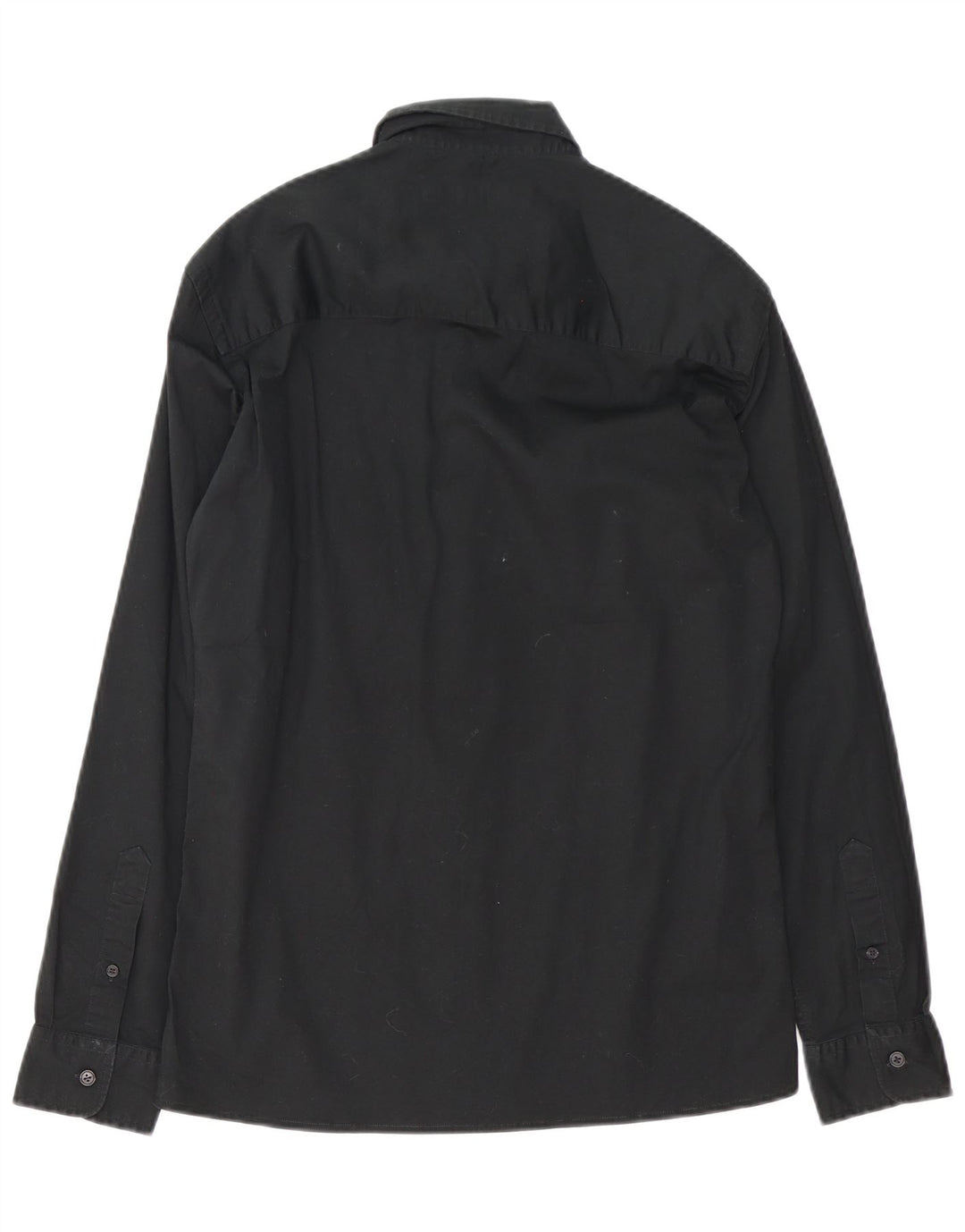 French Connection Mens Shirt Small Black Cotton
