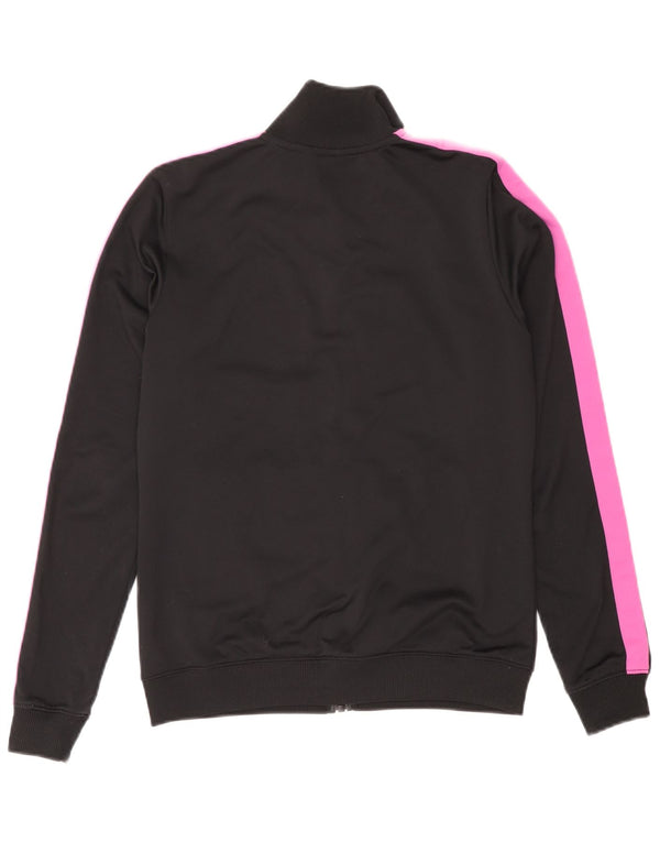 Nike træningsdragt topjakke til kvinder UK 12 Medium Sort Colourblock Polyester