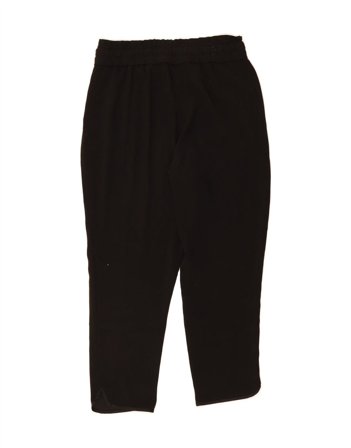 ZARA Womens Tracksuit Trousers UK 14 Medium Black Vintage Zara and Second-Hand Zara from Messina Hembry 