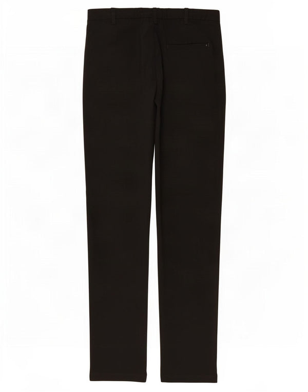 Pantaloni chino conici pentru femei Marks & Spencer UK 14 Large W32 L29 Negru