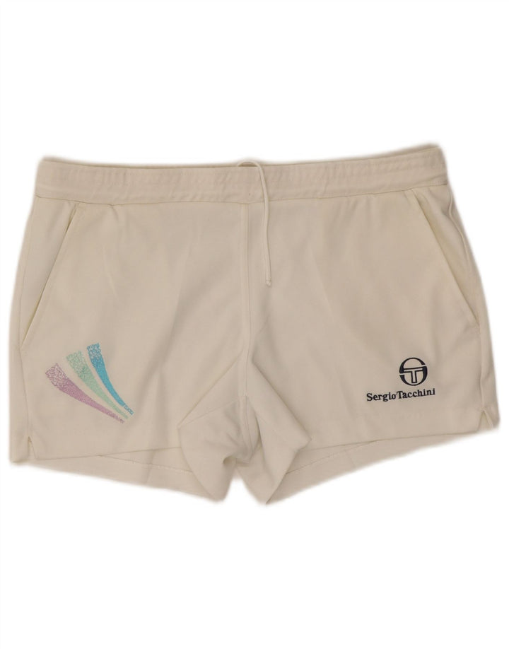 Pantaloncini sportivi da donna Sergio Tacchini IT 50 XL Poliestere bianco