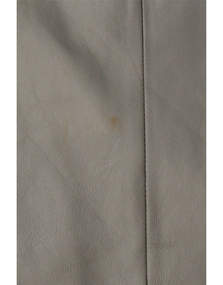 jupe crayon femme vintage W28 gris moyen