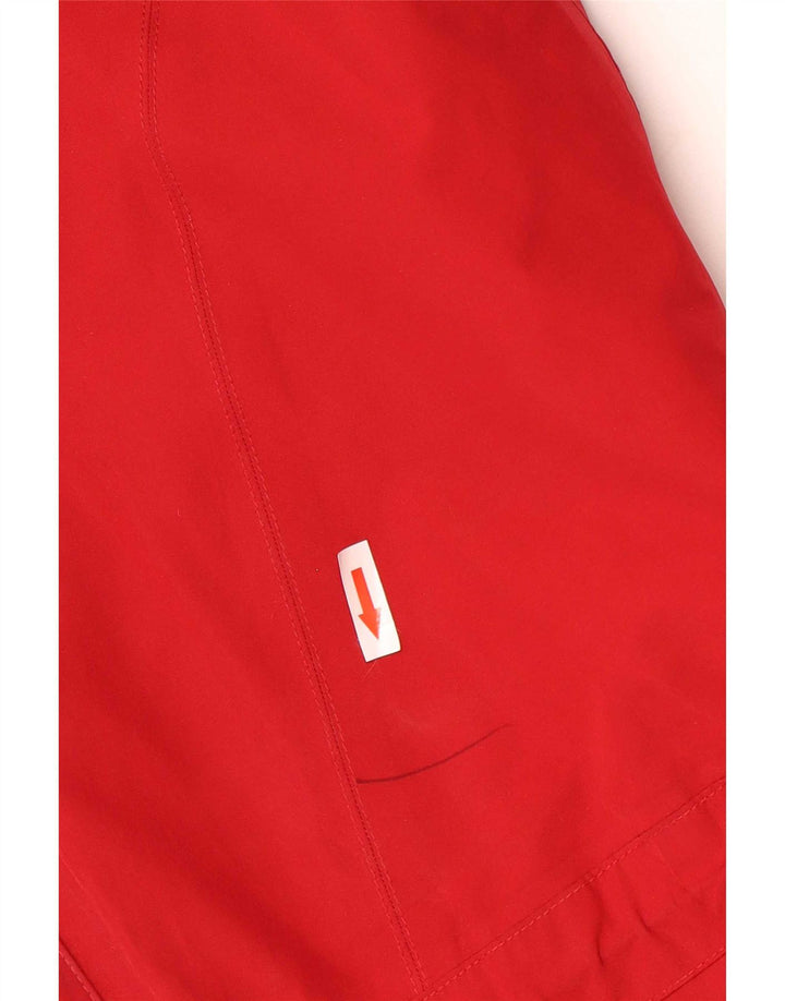 Berghaus Chaqueta impermeable con capucha para hombre UK 38 Medium Red Poliéster