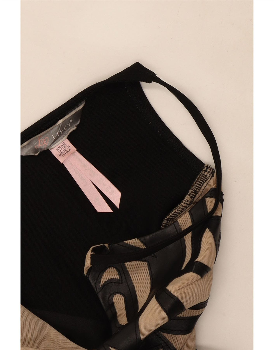 Lipsy Womens Sundress UK 8 Small Black Colourblock