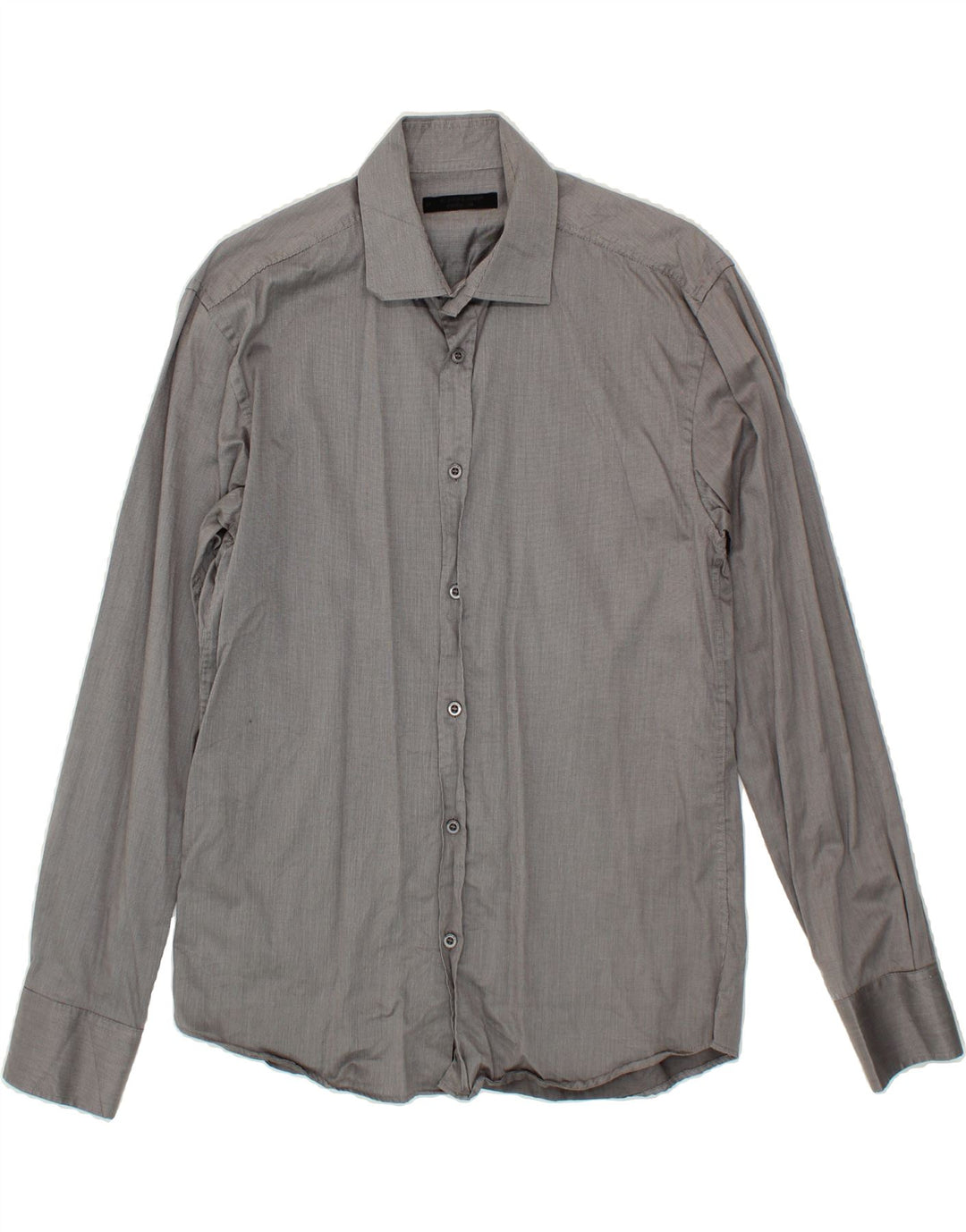 JACK & JONES Mens Shirt Large Grey Vintage Jack & Jones and Second-Hand Jack & Jones from Messina Hembry 