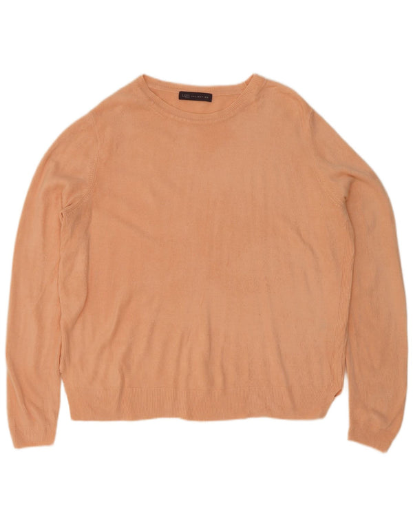 Marks & Spencer Pull col bateau pour femme UK 16 Grand acrylique rose