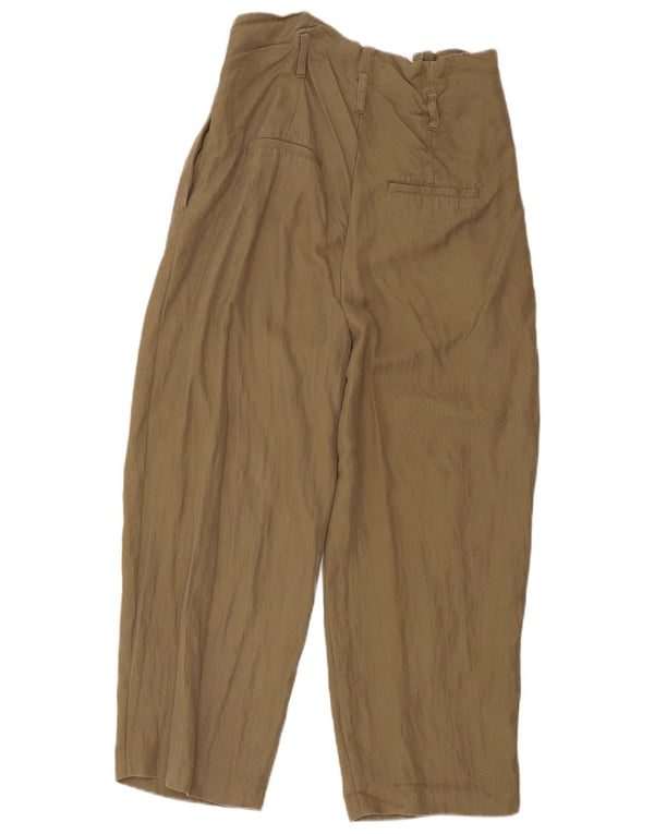 Женские брюки-шаровары Zara Medium W28 L22 хаки из лиоцелла