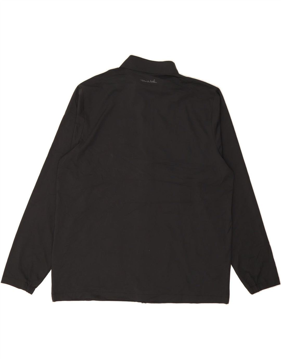 TRAVIS MATHEW Mens Tracksuit Top Jacket 2XL Black Polyester Vintage Travis Mathew and Second-Hand Travis Mathew from Messina Hembry 