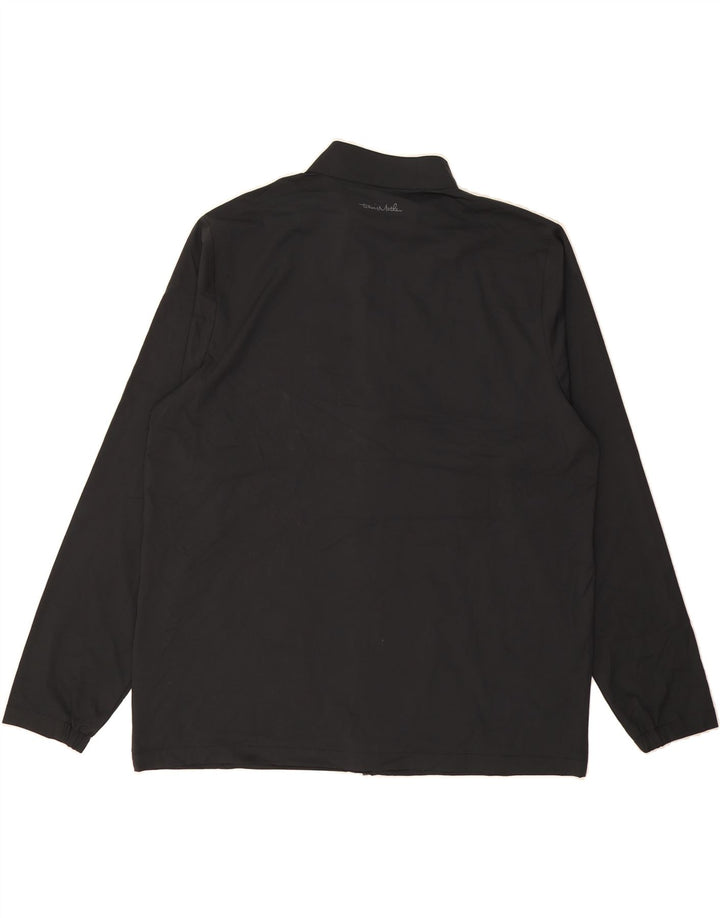 TRAVIS MATHEW Mens Tracksuit Top Jacket 2XL Black Polyester Vintage Travis Mathew and Second-Hand Travis Mathew from Messina Hembry 