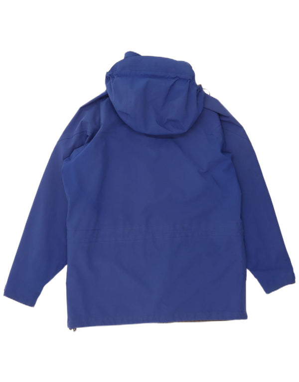 BERGHAUS Chaqueta cortavientos holgada con capucha para hombre UK 36 Small Blue