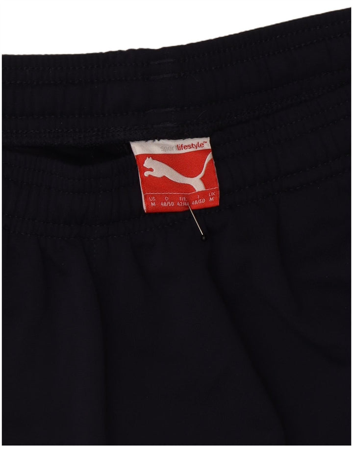 Puma Mens Tracksuit Trousers Medium  Navy Blue