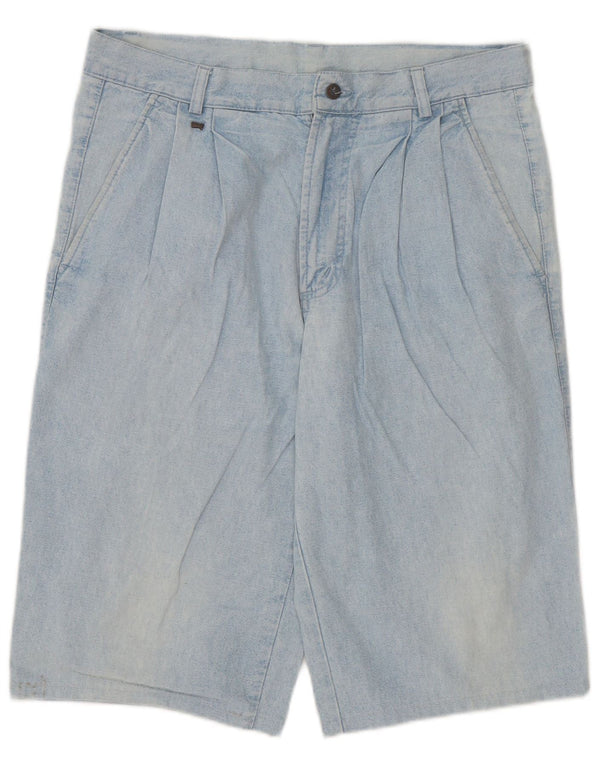 Carrera Mens Pegged Denim Shorts W32 Medium Blue