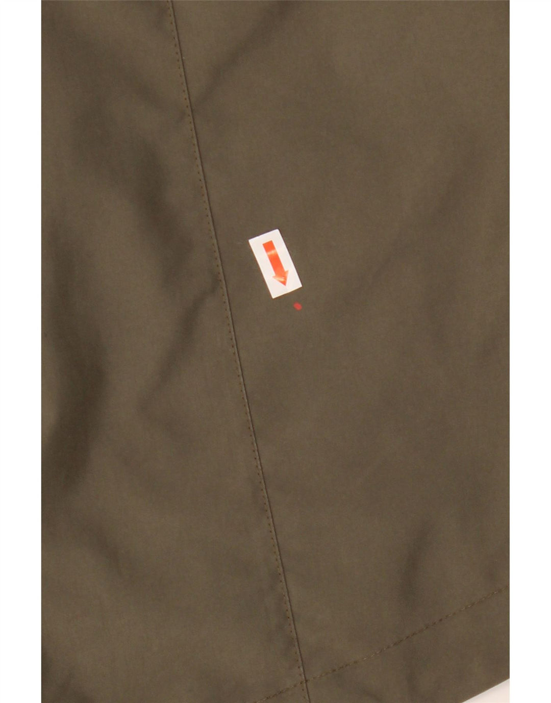 Jack Wolfskin Womens Hooded Rain Jacket UK 14/16 Large Khaki Polyester