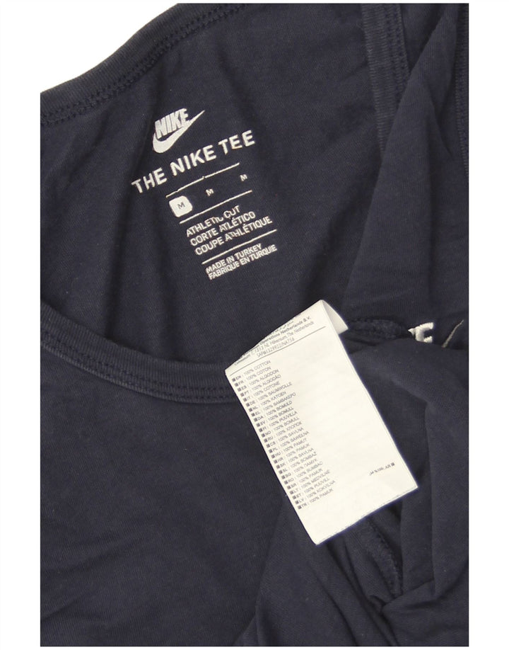 Nike Herre Athletic Cut Vest Top Medium Marineblå Bomuld