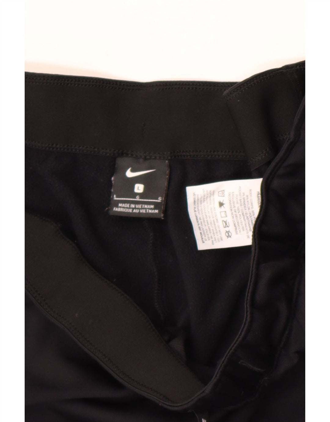 Nike Womens Dri Fit Tracksuit Trousers Large  Black Nylon