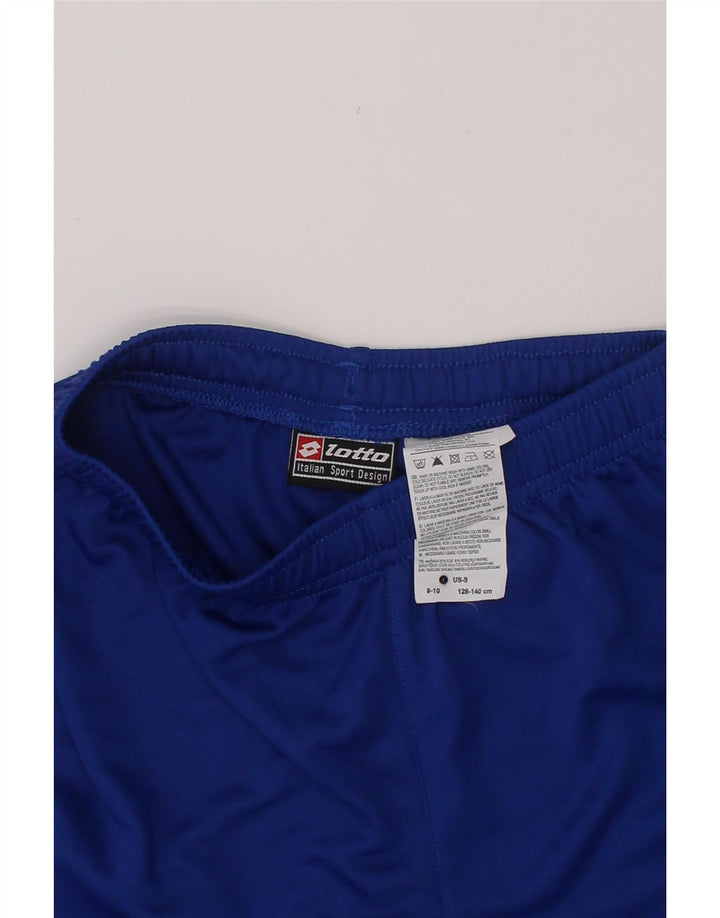 LOTTO Boys Sport Shorts 9-10 Years Small Blue Polyester Vintage Lotto and Second-Hand Lotto from Messina Hembry 