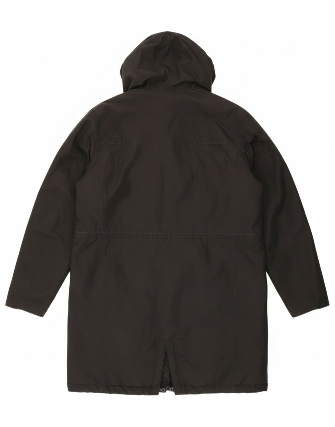 Helly Hansen Womens Hooded Parka Jacket UK 14 Large Black Nylon